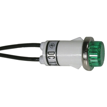 Mode 55-495-0 Green Neon 12VDC Indicator Lamp / Panel Lite