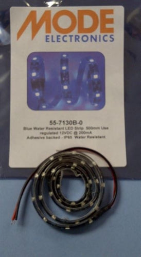 Mode 55-7130B-0 Blue Outdoor LED Strip (0.5 Meter), Input Voltage Required: 12VDC Regulated
