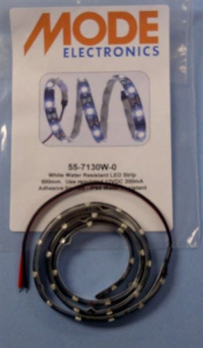 Mode 55-7130W-0 Cool White Outdoor LED Strip (0.5 Meter), Input Voltage Required: 12VDC Regulated