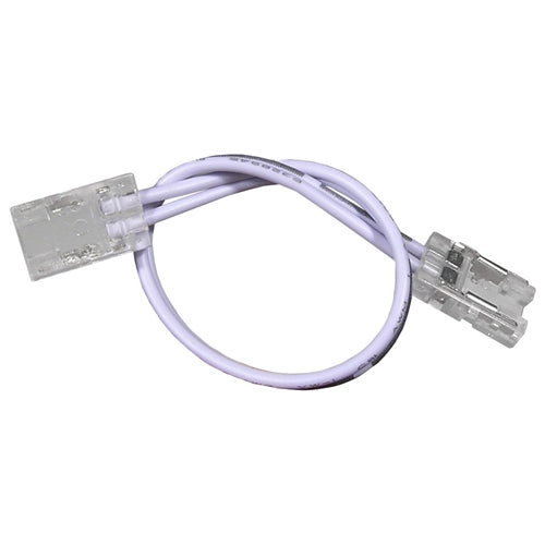 Mode 55-76COBA-0 Snap-On LED Strip Joiner 8mm, Double Ended Connectors with Wires, for Use with Cob LED Strip