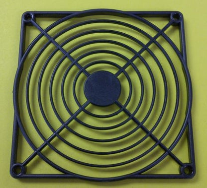 Qualtek 09120-G Black Plastic Fan Finger Guard for 120mm Fan