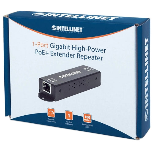 Intellinet 560962 Gigabit High-Power Poe+ Extender Repeater