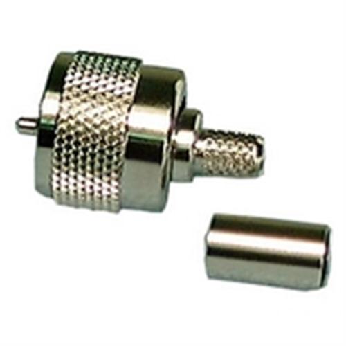 Philmore 562A-B UHF Male Crimp-On Connector for RG59/U Cable