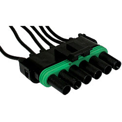 PICO 5670-11 18 AWG 6 Cavity Tower Weather Pack Pigtail, 1-Piece