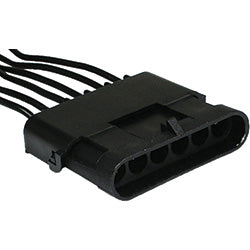 PICO 5671-11 18 AWG 6 Cavity Shroud Weather Pack Pigtail, 1-Piece