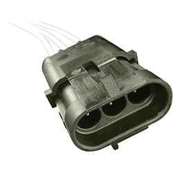 PICO 5687-11 14 AWG 3 Cavity Shroud Weather Pack Pigtail, 1-Piece