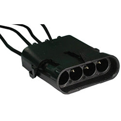 PICO 5698-11 18 AWG 4 Cavity Shroud Weather Pack Pigtail, 1-Piece