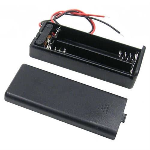 Mode 57-427-0 'AAA' Enclosed Safety Battery Holder - 2 Cells, with Leads & Switch