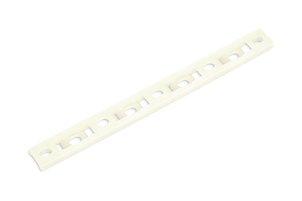 Hellermann Tyton MSMP5/109C2 Cable Tie Mounting Plate, 8.05 x .62", 0.2" Hole Dia, 0.3" Max Tie Width, PA66, Natural, 100/pkg