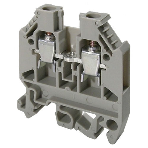 Mode 58-402-0 DIN Rail Mount Terminal Block 40A/600VAC, Suitable for Wire 8AWG to 22AWG