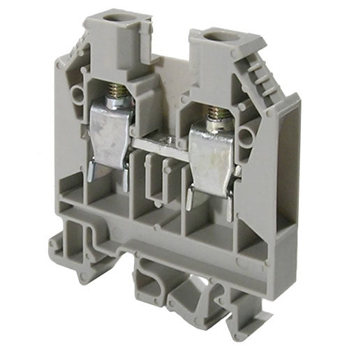 Mode 58-404-0 DIN Rail Mount Terminal Block 60A/600VAC, Suitable for Wire 6AWG to 18AWG