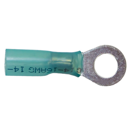 PICO 5906-15 16-14 AWG 1/4" Heat-Shrink Ring Connectors, 25-Piece