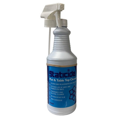 Acl Staticide Mat & Tabletop Cleaner 1QT Spray Bottle 6001 *All Purpose Cleaner* No Ammonia,non-Abrasive,non-Corrosive