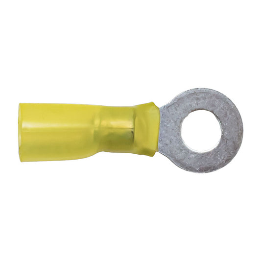 PICO 6006-15 12-10 AWG 1/4" Heat-Shrink Ring Connectors, 25-Piece