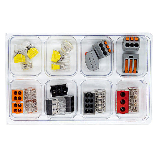 PICO 60602-91 Push Wire wall-Nut Kit, 21-Piece