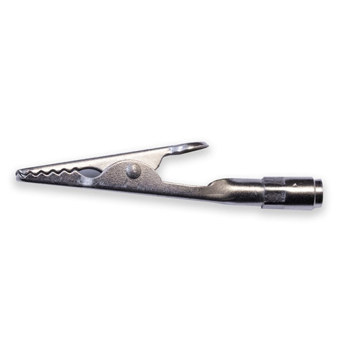 Mueller BU-60TBO Steel Alligator Clip with #8-32 Threaded Barrel, 10AMP