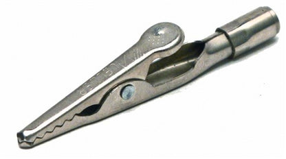 Mueller BU-60TBO Steel Alligator Clip with #8-32 Threaded Barrel, 10AMP