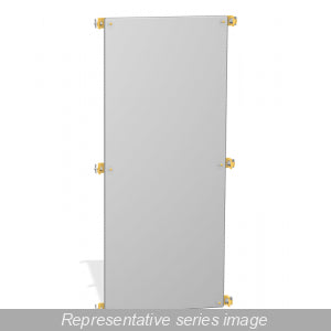 Hammond 90BYFWG Inner Full Width Panel for 1418FS/HN4FS Freestanding Enclosures, For 90 x 72" Enclosure, 78.00 x 68" Panel, Galvanized Steel, White Finish.