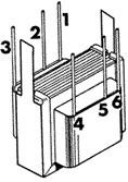 Hammond 611D Pulse Transformer, Electronic/Communications Transformer Series, Compact Chassis Mount Design.