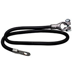 PICO 6204-0-BP 4 AWG 25" Black Top Post Battery Cable, 1-Piece