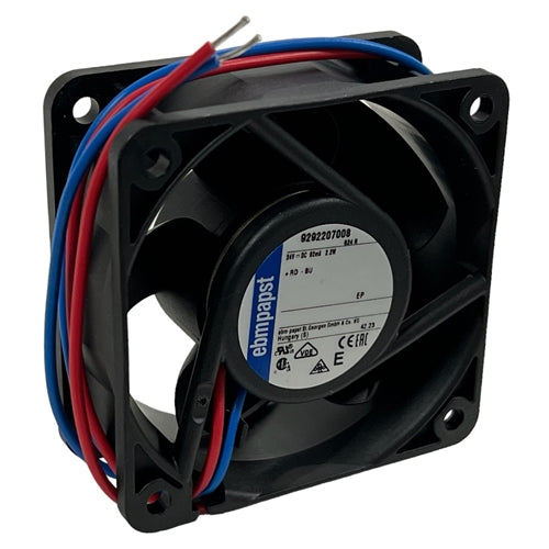 ebm-papst 624N 24VDC Ball Bearing Fan 60mm x 60mm x 25mm 23.5CFM 36dB 2.2W 0.09A 6100RPM 2 Wire