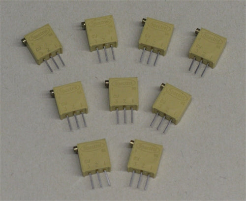 Vishay Spectrol 64X102 Trimmer Potentiometer 1k Ohm 0.5 Watt 25 Turn, PCB Mount Trimpot, Side Adjustment *CLEARANCE*