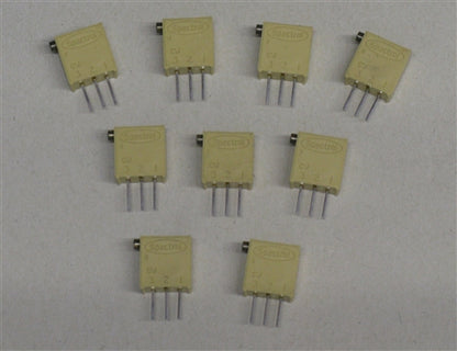 Vishay Spectrol 64X103 Trimmer Potentiometer 10k Ohm 0.5 Watt 25 Turn, PCB Mount Trimpot, Side Adjustment *CLEARANCE*