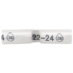 PICO 6600-14 Clear 24-22AWG Solder-Shrink Butt Splice Connector, Adhesive Lined, 5/Pack