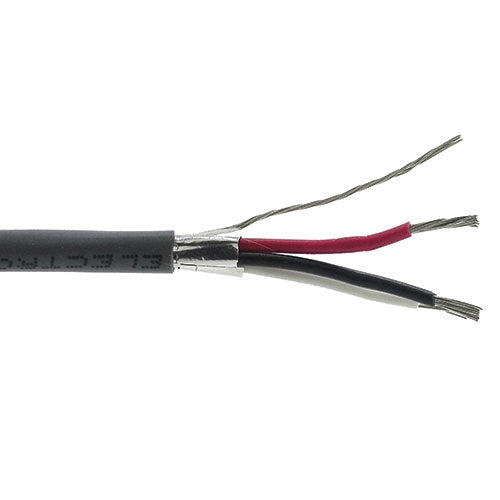 Provo 6808 Multi-Conductor Cable 24AWG 8 Conductor Stranded TC, Shielded, Gray PVC, CMG/FT4, CSA/UL (300M = Full Roll)