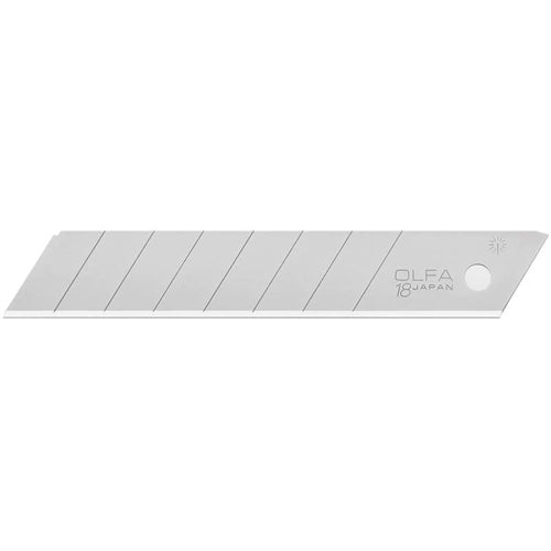 OLFA 687-31 18mm Silver Snap Knife Blade, 10/Pack (LB-10B, #5009)