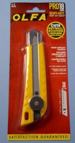 OLFA 687T-31 18mm Ratchet Lock Utility Knife (L-1, #5003)