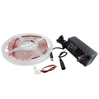 NTE 16.4ft 12V 24W LED Strip Kit (Red) 69-36R-WR-KIT Water Resistant (IP65)