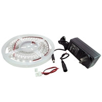NTE 16.4ft 12V 24W White LED Strip Kit 69-36W-WR-KIT Water Resistant (IP65)