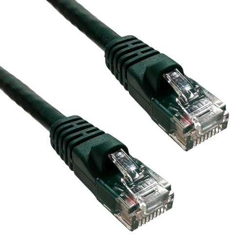 PSI Data 6E04UMGN-PC-03 Cat6e Green Patch Cord with Snagless Boot, 550MHz UTP, Wired T568B, 3' Length