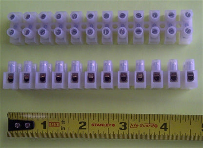 Wieland Terminal Strip 12 Pole 300V 20A 6EDS 21.311.1253.0 22AWG - 14AWG / 1.0mm - 2.5mm
