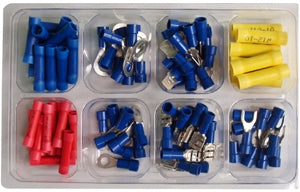 PICO 6T-E Terminal Assortment Kit; Vinyl Butts, Rings, Quick Connectors, and Spades