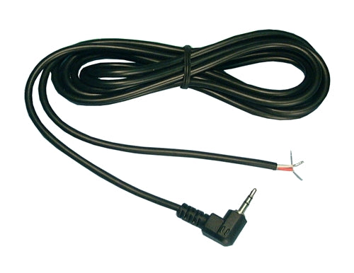 Philmore 70-2536 Right Angle 2.5mm Stereo Plug to Stripped & Tinned Barewire End, 6' Length