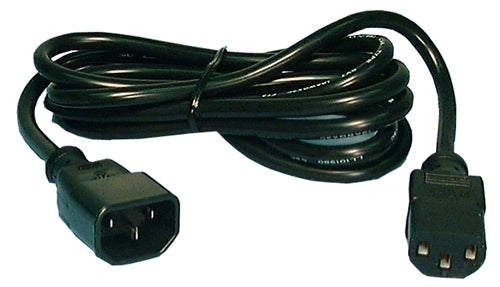 Philmore 70-254 AC Power Extension Cord, C13 IEC to C14 IEC (M-F), 18AWG 105C/300V IEC320, 6' Length