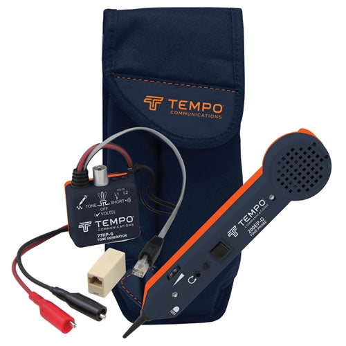 Tempo 701K-G Tone & Probe Wire Tracing Kit, (200EP-G & 77HP-G) 2x 9V Batteries Required, Not Included