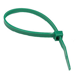 PICO 7066-3-M 7.5" 50 LB Cable Tie - Green, 1000-Piece