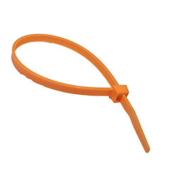 PICO 7066N4-C 7.5" 50 LB Cable Tie - Neon Orange, 100-Piece