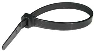 PICO 7069-0-35 Heavy Duty Black Cable Tie 25" Length, 50/Pack