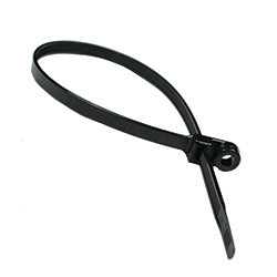 PICO 7072K0-39 8" 50 LB Economy Mount Tab Cable Tie - UV Black, 1000-Piece