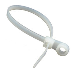 PICO 7075-PK 11.5" 50 LB Mount Tab Cable Tie - Natural, 100-Piece