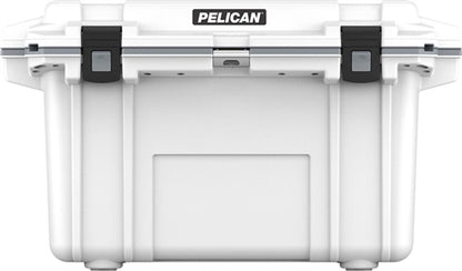 Pelican 70Q-1-WHTGRY Elite Cooler (ID: 23.50"L x 11.00"W x 14.30"D) Volume 70QT, White Gray