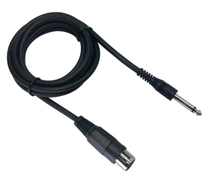 Philmore 71-1592 Unbalanced 3 Pin Female XLR to 1/4" Male Phone Plug Cable, 12' Length