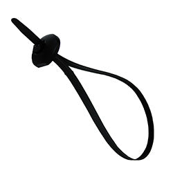 PICO 7155-35 15" 130 LB Button Head Cable Tie - UV Black, 50-Piece