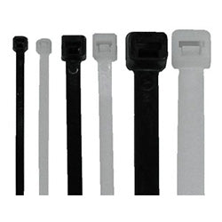 PICO 7160-PK 4" - 7.5" Cable Tie Combo Pack - UV Black & Natural, 60-Piece