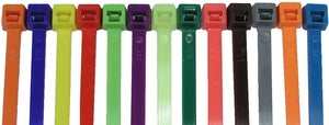 PICO 7165-91 Coloured 7.5" Cable Tie Assortment, 150/Pack