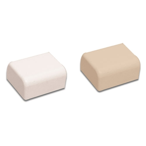 Premiere FEC-72414 1" End Cap Raceway Accessory, White